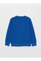 Lcw Kids Blue Crew Neck Printed Long Sleeve Boys' T-Shirt - 3