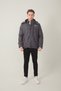 Water and Wind Proof Removable Hooded Men's Coat - 4