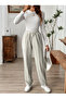Grey Easymove - Baggy Loose Fit Stretchy Fabric Sweatpants