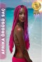 شعر صناعي باللون الفوشيا الداكن لضفائر Rasta الأفريقية وBox Braid - 3
