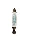 White Porcelain Patterned Handles Antique Feet 96 mm Furniture Cabinet Handle 4 Piece Set - 4