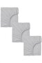 3 Pieces 65 X 95 X 10 cm Mother's Side Elastic Combed Cotton Fabric Baby Bedsheet