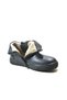 Onlo Shoes R.246-1 Genuine Leather Nubuck Dark Navy Blue Zippered Furry Orthopedic Boy's Boots - 4