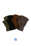New Autumn and Winter, Solid Color Windproof Acrylic Cut Finger Gloves for Adult - 3