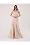 BEJ DIANA MODEL ABİYE  ELBİSE