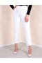 Women's White Carrot Trousers