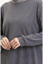 Gray Astana Fabric Tunic and Trousers Double Set - 0551-05 - 4