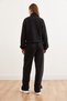 Women's Black Bottom Top Polo Neck Thessaloniki Suit Tkm- 19000324 - 7