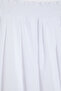 White Flared Maxi Elastic Waist Woven Skirt Twoss25Et00017 - 10