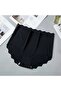 Set of 3 Seamless Non-Marking Ice Silk High Waist Thin Flexible Breathable Elastic Panties Black - 4