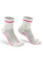 No Smell Running and Walking Women's Fuchsia Socket Silver Socks