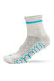 No Smell Running and Walking Women's Cobalt Blue Socket Silver Socks - 3