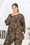 Licra Large Size Suit with Bottom Top Pattern - 3