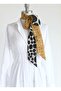 Harmony Scarf Mustard Color Face Icon Patterned