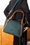 Justpolo Women's Green Large Size Shoulder Bag with Adjustable Long Strap - 2