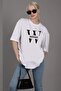 Unisex Crew Neck Cotton Oversize Boyfriend T-Shirt - 2