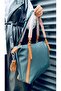 Justpolo Women's Green Large Size Shoulder Bag with Adjustable Long Strap - 4
