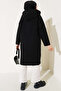 Women's Hooded Crest Detailed Boucle Jacket - 4