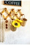 Multi-Purpose Basket 2-Piece Basket / Hanger Basket Decorative Wicker Basket / Home Decoration Flower Pot Flower Holder - 5