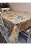 Fiber Pvc Oilcloth - Patterned Erasable Tablecloth (Orange) - 5