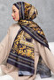 Silk Voile Shawl , Imported Fabric , High Quality & Italian Sewing - 2