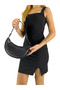Berende Black Zipper Baguette Women's Handbag and Shoulder Bag - 2