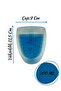 Double Walled Striped Glass, Coffee, Latte, Espresso, Soft Drink 300 ml Glass Set 6 Pieces 2322 - 7