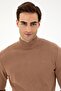 Slim Fit Stand Collar Men's Sweater - 3