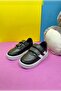 Daily Unisex Black and White Sneaker Velcro Shoes 100 - 8