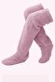 Plush Socks Welsoft over Knee Socks Sleeping Room Socks Foot Warmer Long Gonc Sports Socks - 5