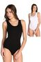 Tutku Women's Black White Thick Strap Lycra Hook Snap Body 6 Piece Tkd0149-S