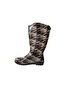 Women's Beige-Red Striped 35 cm Tall Garden Rain Boots Emkk309-210 - 2