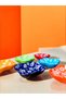 Daisy Colored Snack Bowl 6 Pieces Handmade Lace Relief - 2