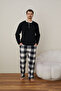 Men's Long Sleeve Fleece Winter Warm Pajamas Set NEW SEASON - 7