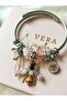 Stainless Steel Bracelet with Bee Charm I Adjustable Steel Charm Bracelet I Special Boxed - 2