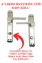(7 Sets) Anka Mirror-Finished (Nickel Satin) 3+1 Circle Set Door Handle Aluminum / Steel - 2