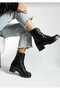 Women's Lace Detailed Winter Long Boots - 4