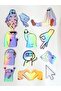 Hologram Laptop Sticker (Label) Notebook, Helmet, Wall, Bicycle, Motorcycle, Cabinet, Door