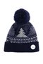 Unisex 2-Piece Patterned Pompom Beret |   Special Boxed Gift Knitted Hat - 4