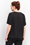 Women Relaxed Fit Brand Logo Training Top, Black - 4