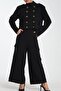 Special Design - Chain Detailed Knitwear Cargo Pants