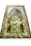Soft Prayer Rug with 3cm Thick Sponge Knee No Pain Dowry Gift Prayer Green Marble - 8
