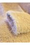Glittery Mohair Fuzzy Fabric with Glitter Stripes Winter Warm Women's Cropped Short Tight Stretchy Sweater - 8
