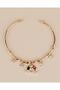 Adjustable Charm Handcuff Bracelet with Rainbow Detail - 2