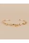 Adjustable Charm Handcuff Bracelet with Rainbow Detail - 4