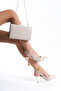 Gold Glitter Heeled Women's Shoes and Bag Ritmo613