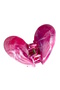 Pink Color Heart Detailed Bone Peg Buckle - 3