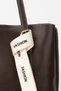 Women's Bitter Brown Medium Eyed Faux Leather Medium Size Snap Fastener and Zipper Closure Handbag and Shoulder Bag - 8