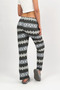 Women's Soft Textured Sleepwear Sweatpants with Black Deer - 9