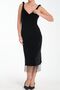 Special Design Velvet Dress with Askilari Twisted Skirt Edges, Beaded Fringe Detail - 2